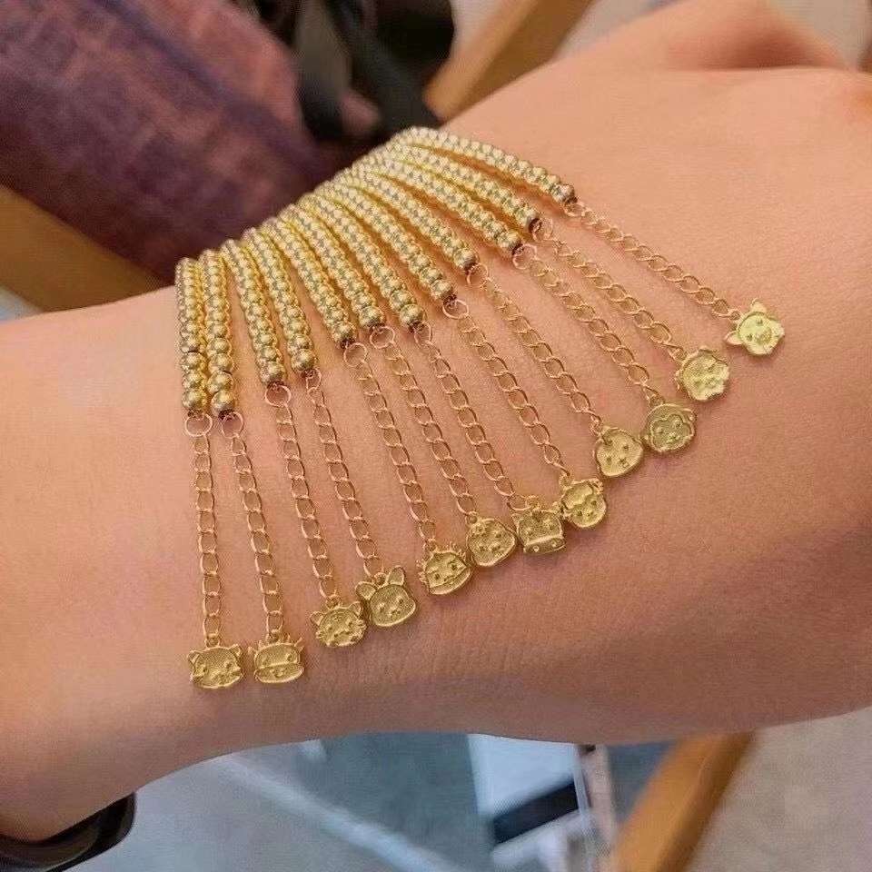 ، الـ 12 قطعة جديدة من السوار الفضي الخرز Item Picture