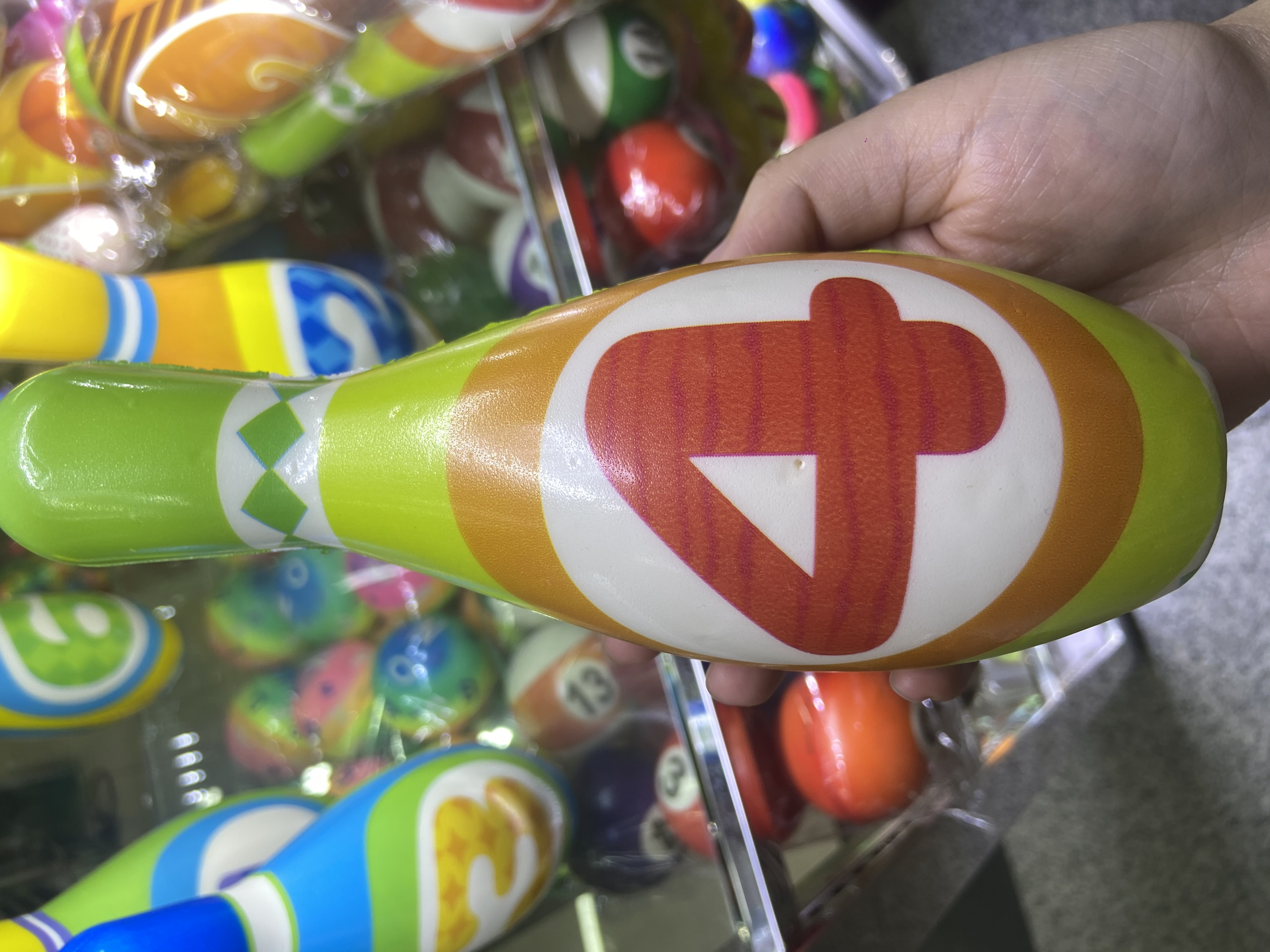 Factory direct sales of cartoon digital early education 4 bowling, sponge balls, foam balls and children's toys details Picture