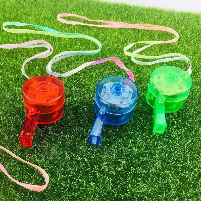 Colorful luminous whistles, emergency whistles, luminous OK whistles, competition whistles, special luminous flashing whistles, bar, KTV, concert event props, luminous children's whistles, party events, led New Year detail image 3