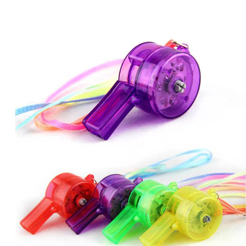 Colorful luminous whistles, emergency whistles, luminous OK whistles, competition whistles, special luminous flashing whistles, bar, KTV, concert event props, luminous children's whistles, party events, led New Year detail image 2