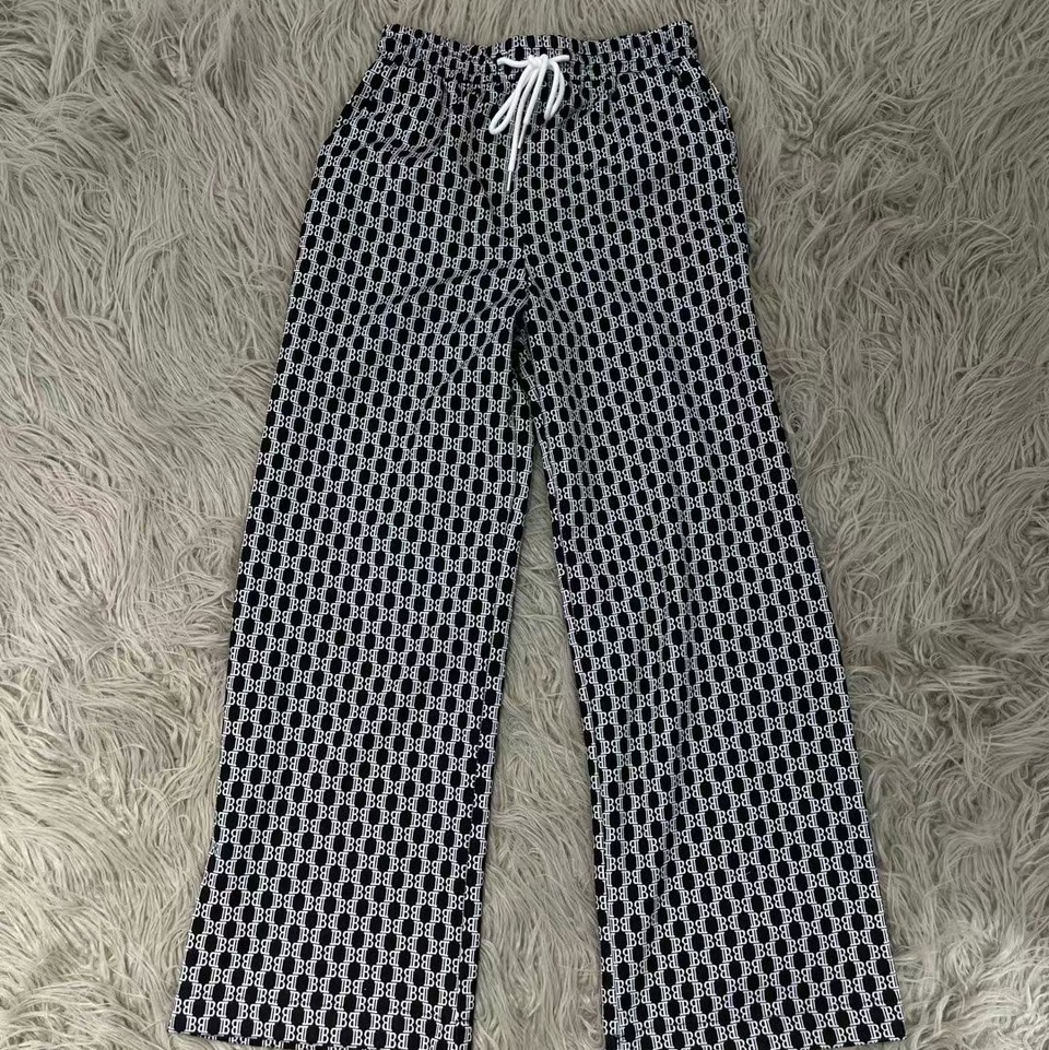 Dots straight pants