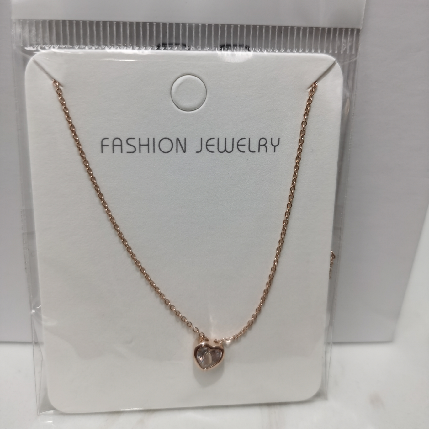 661-2 rose gold copper necklace