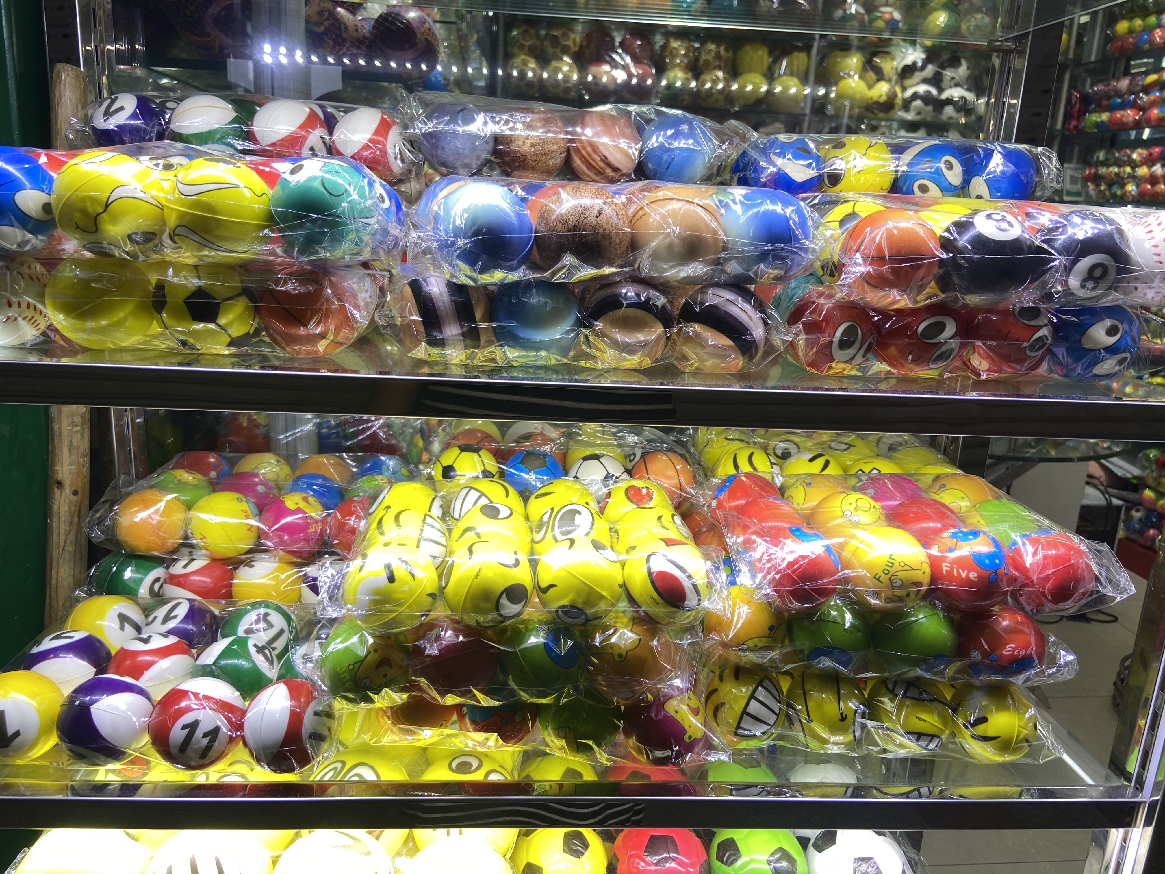 Factory direct sales of cartoon digital early education 4 bowling, sponge balls, foam balls and children's toys Item Picture