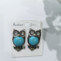 Pine owl earring
