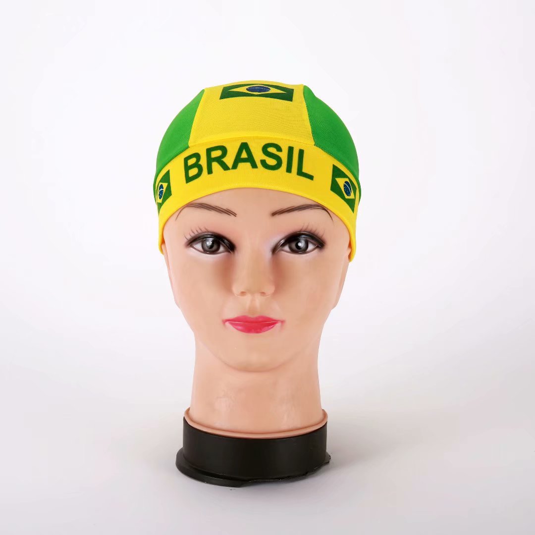 厂家直销供应汽车小挂旗，球迷用品，巴西，织帽