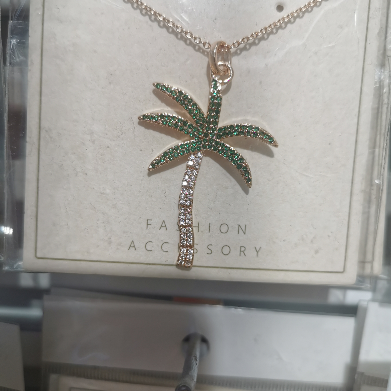 Coconut tree pendant