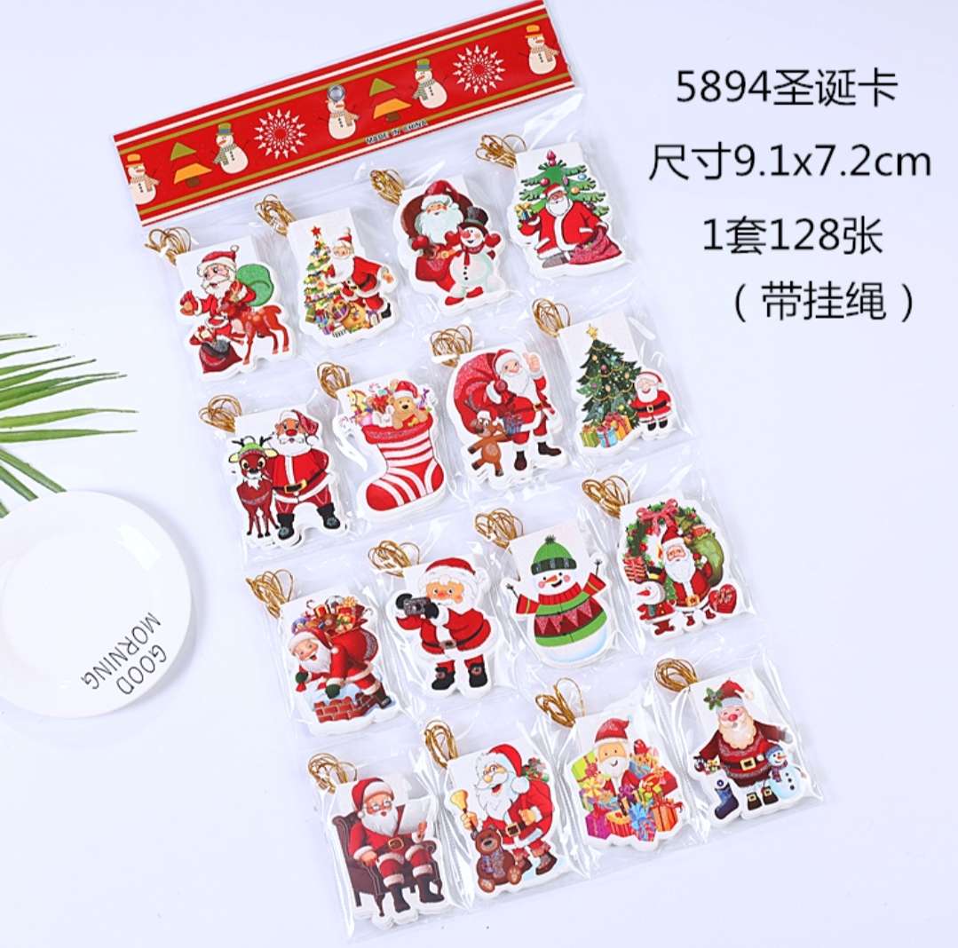 贺卡可写字小清新万用节日贺卡圣诞祝福感谢小卡片韩国风贺卡创意小卡许愿卡圣诞小卡5894详情1