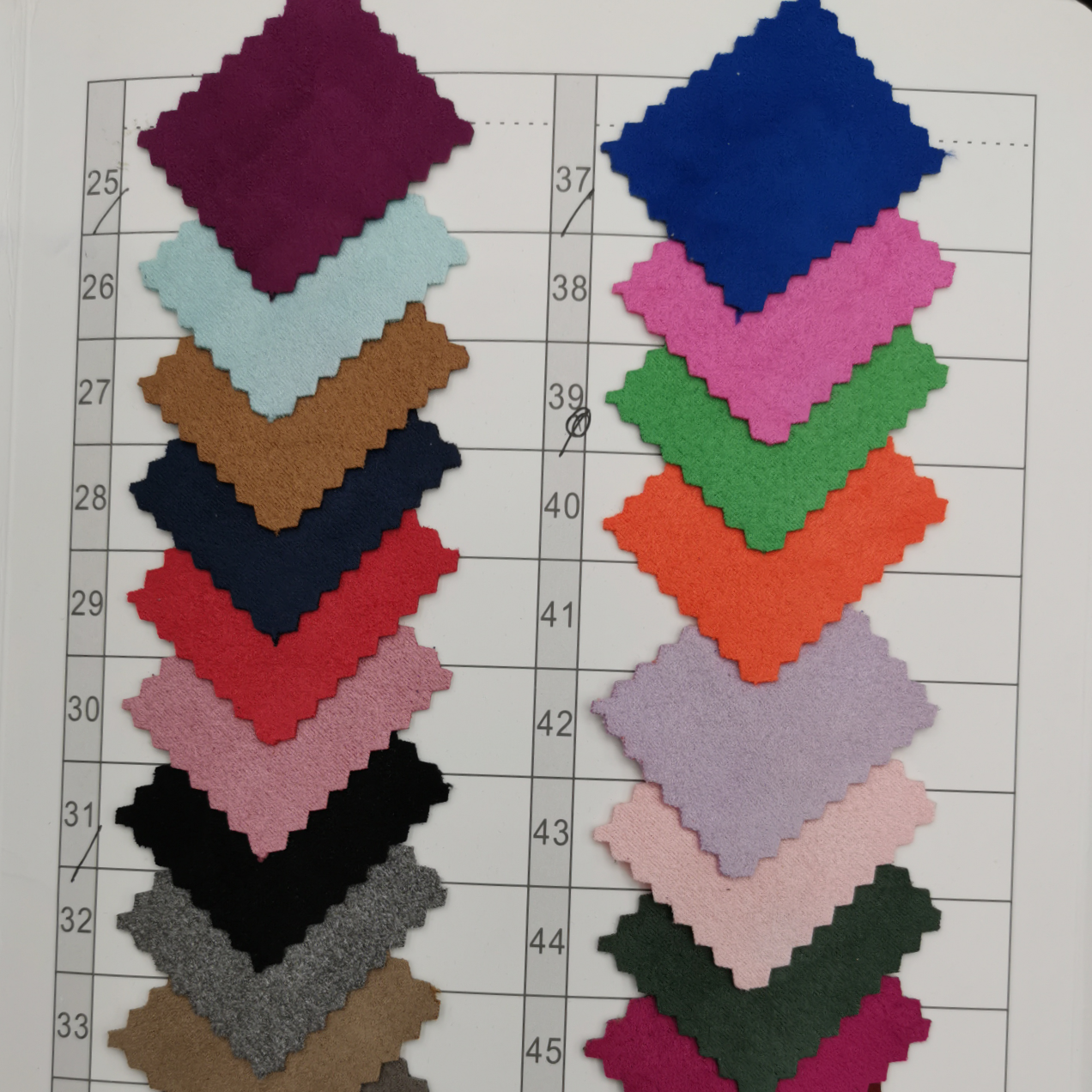 350克雪花空气层麂皮绒