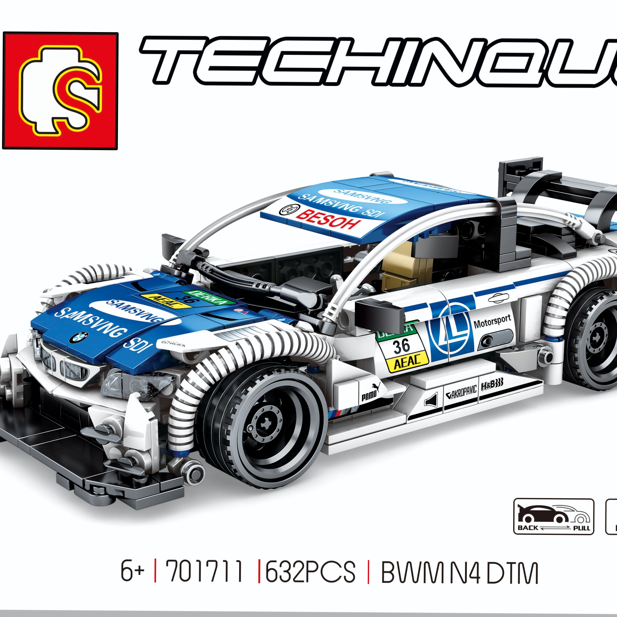 Senbao building block assembly vehicle