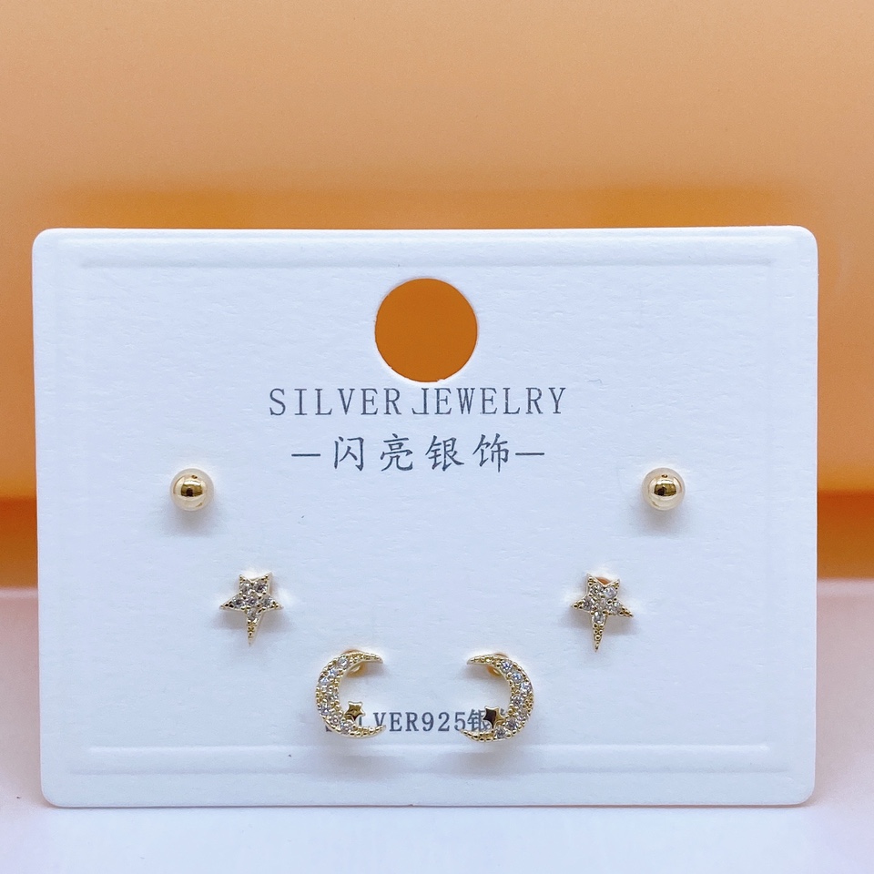 S925 sterling silver stud earrings ~16