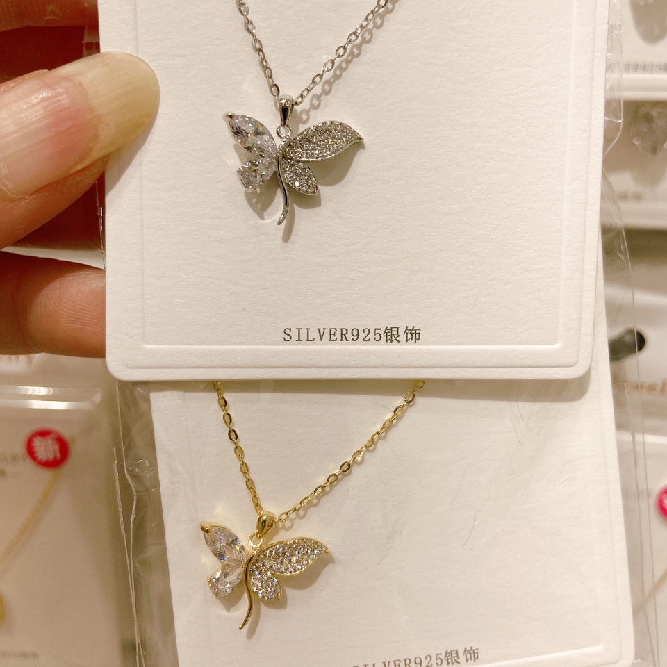 Collar S925 plata de ley ~41