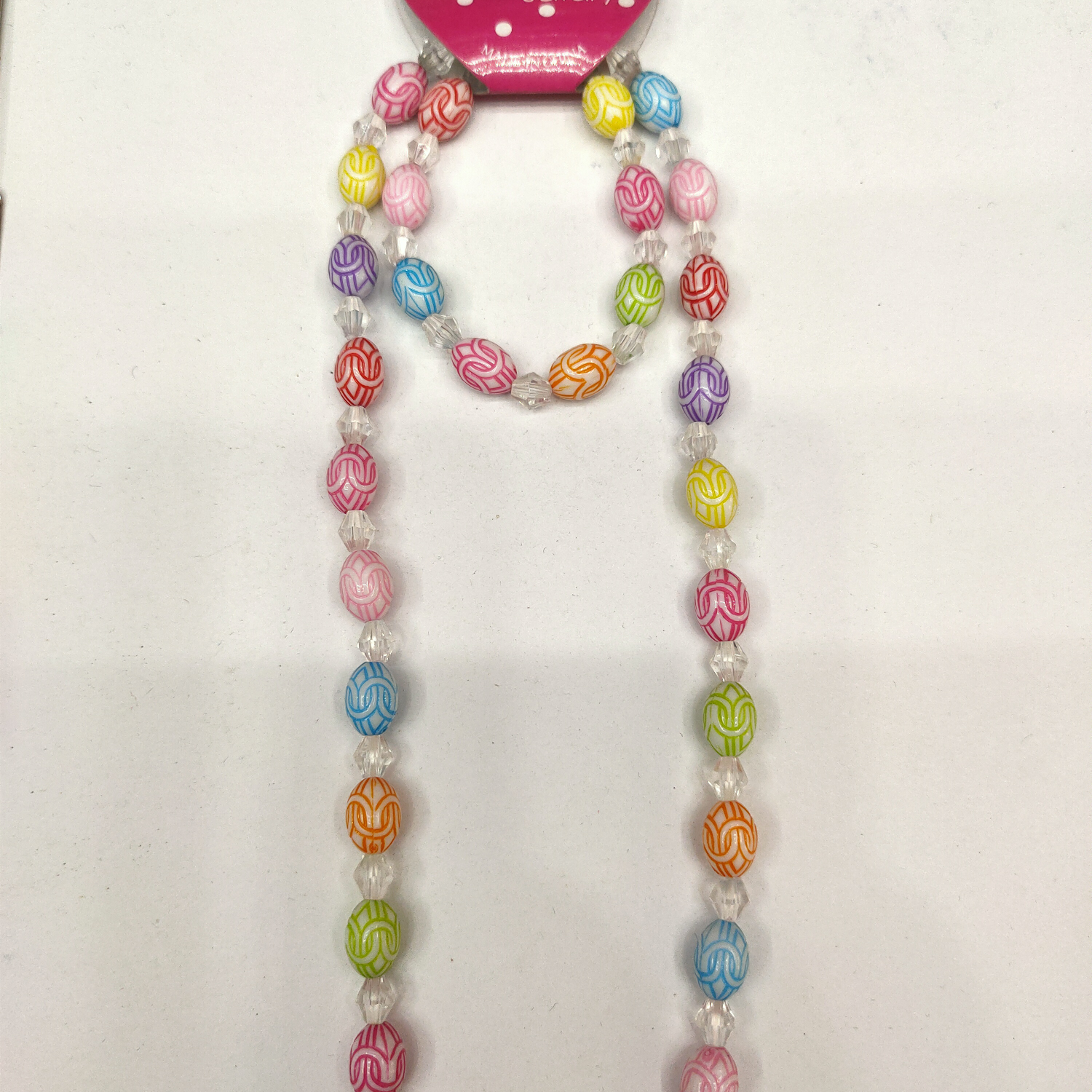 Acrylic washed rice beads for kids