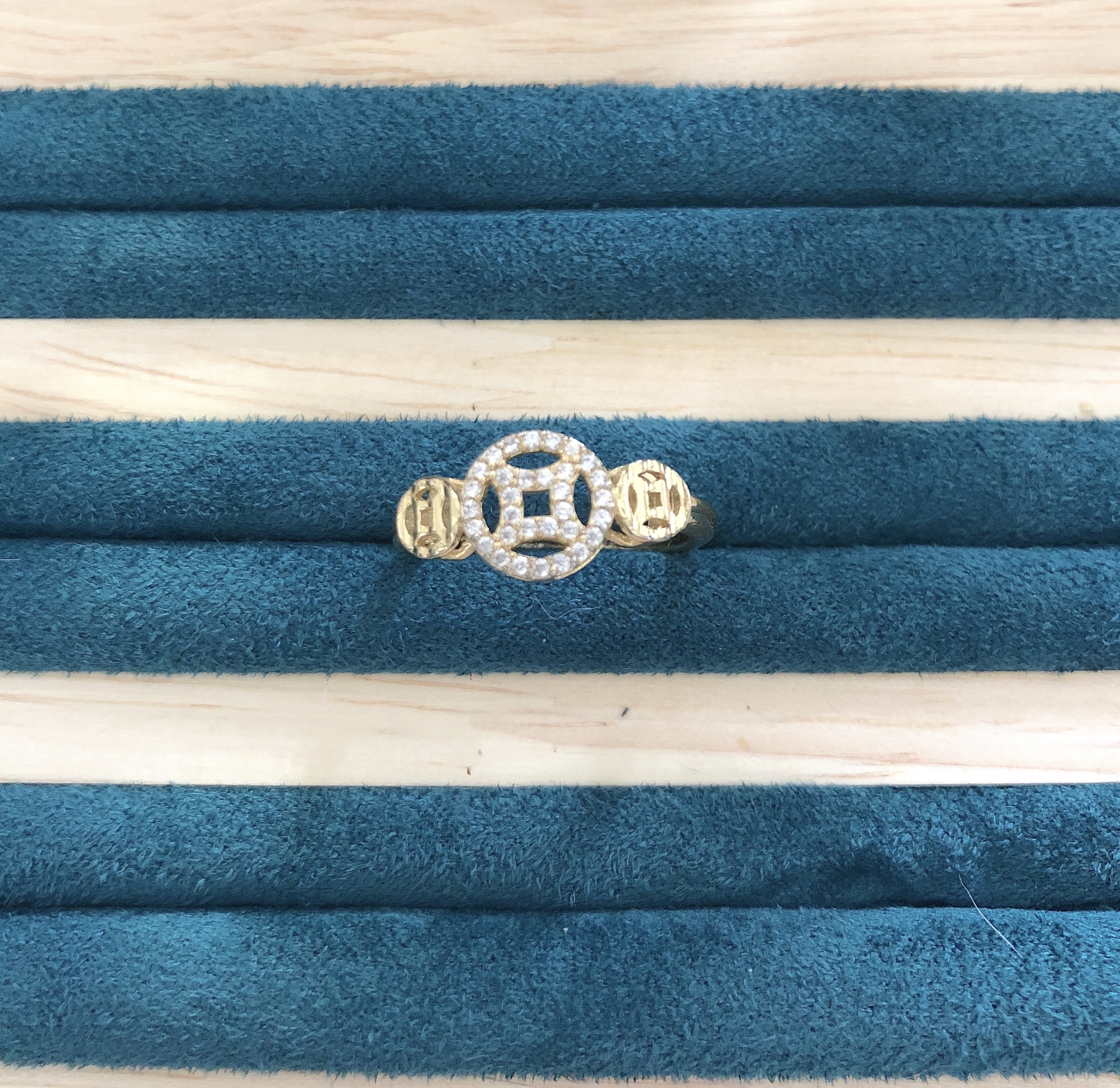 A niche design, fashionable and individual, simple and popular online celebrity opening ring for wealth expansion Specification image