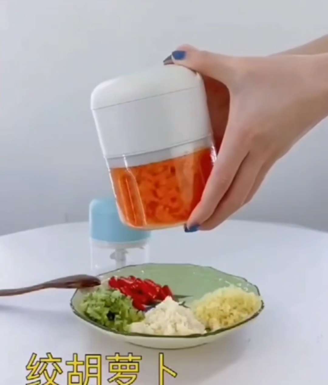 Electric food cooking machine Mini garlic beater Meat mincer one machine multi-purpose cooking machine mill auxiliary food machine portable rechargeable garlic mincer Specification drawing