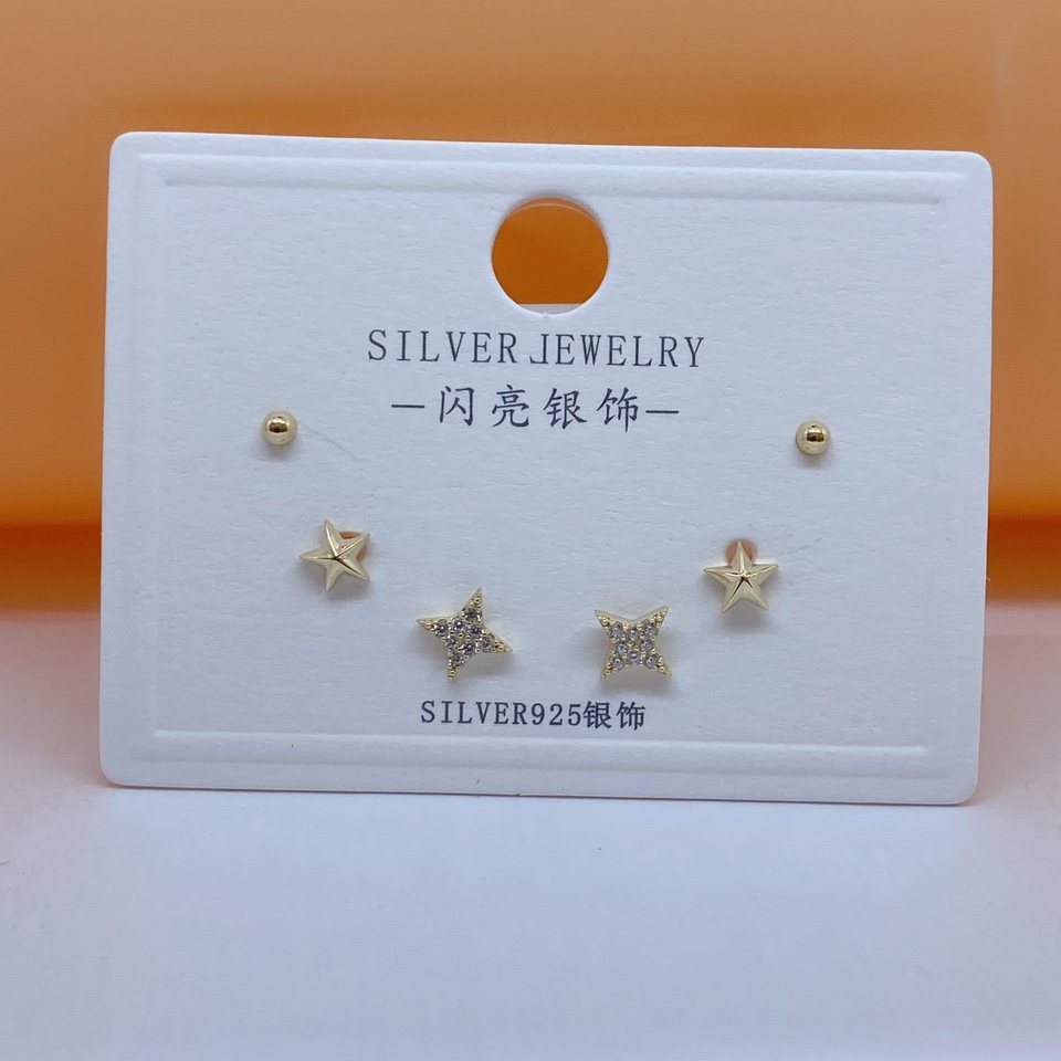 S925 sterling silver stud earrings ~36