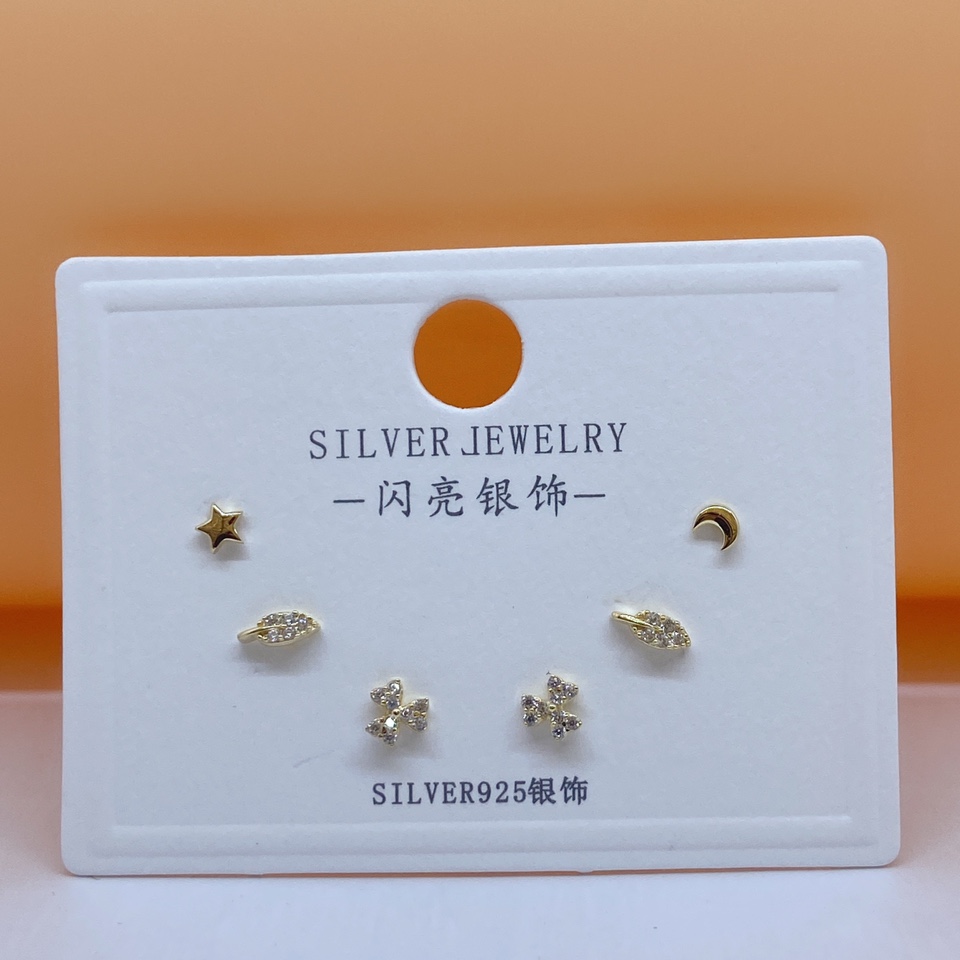 S925 sterling silver stud earrings ~24