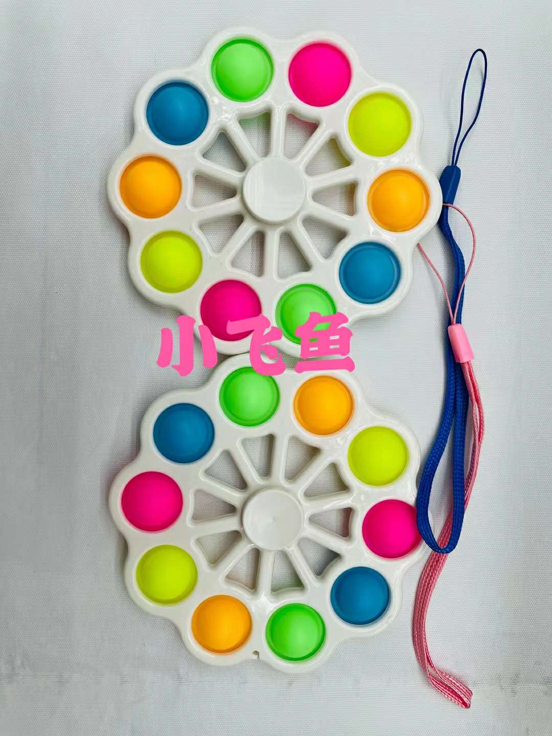 10-hole bubble gyro finger gyro factory direct sales, beautiful colors details Picture