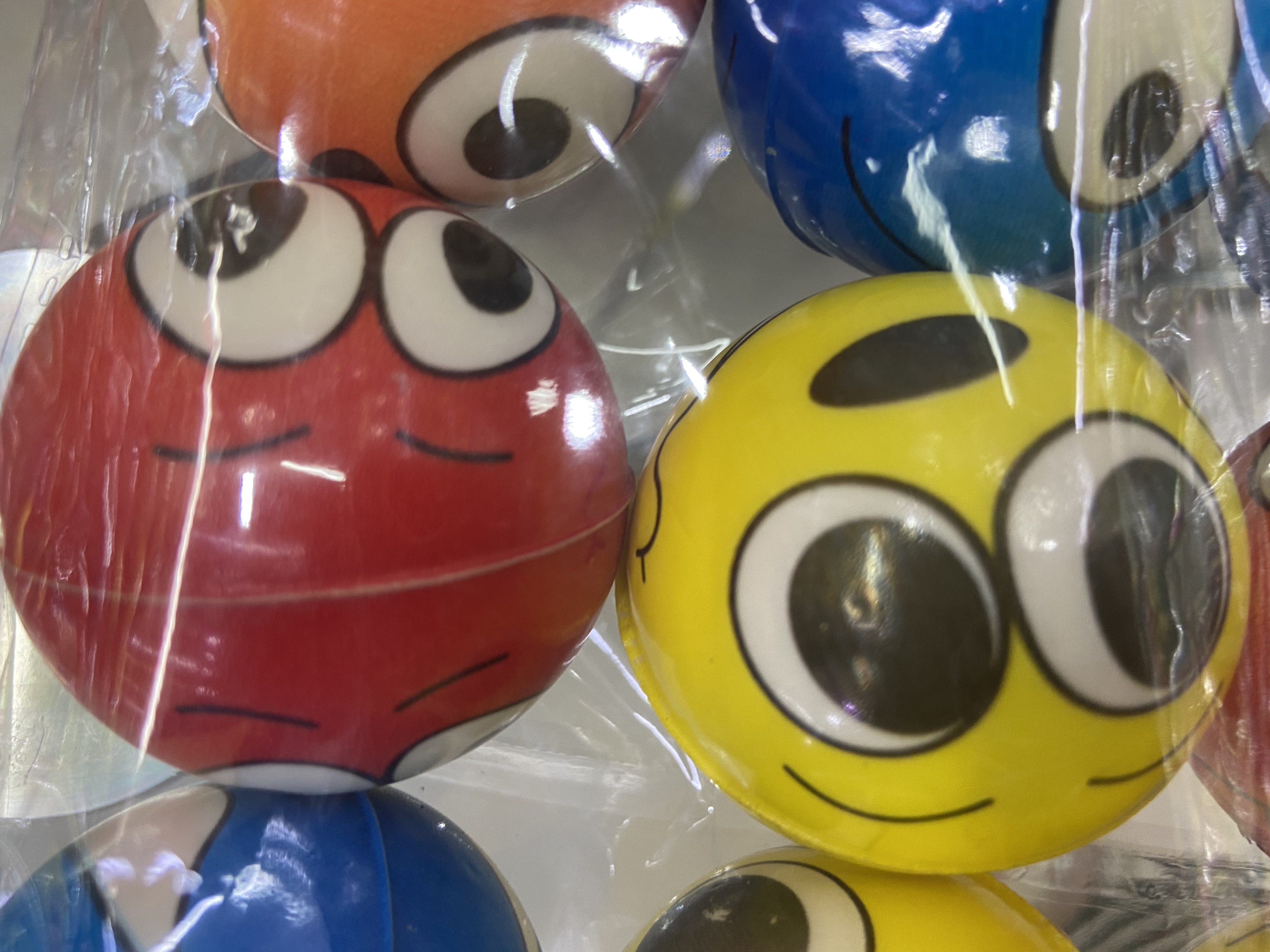 Venta directa de fábrica 5cm 4pcs bola deportiva mezclado niñas niños juguetes esponja bola de espuma para niños juguetes. 12/opp Item Picture
