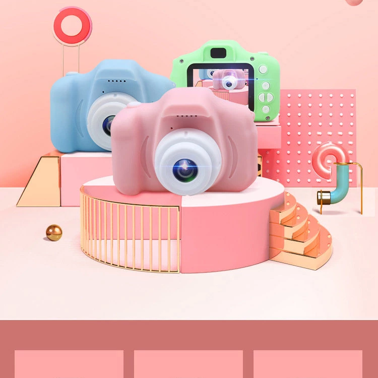 Cross-border X2 high-definition children's camera, mini cartoon toys, photo and video shooting DV digital camera, gift manufacturer wholesale