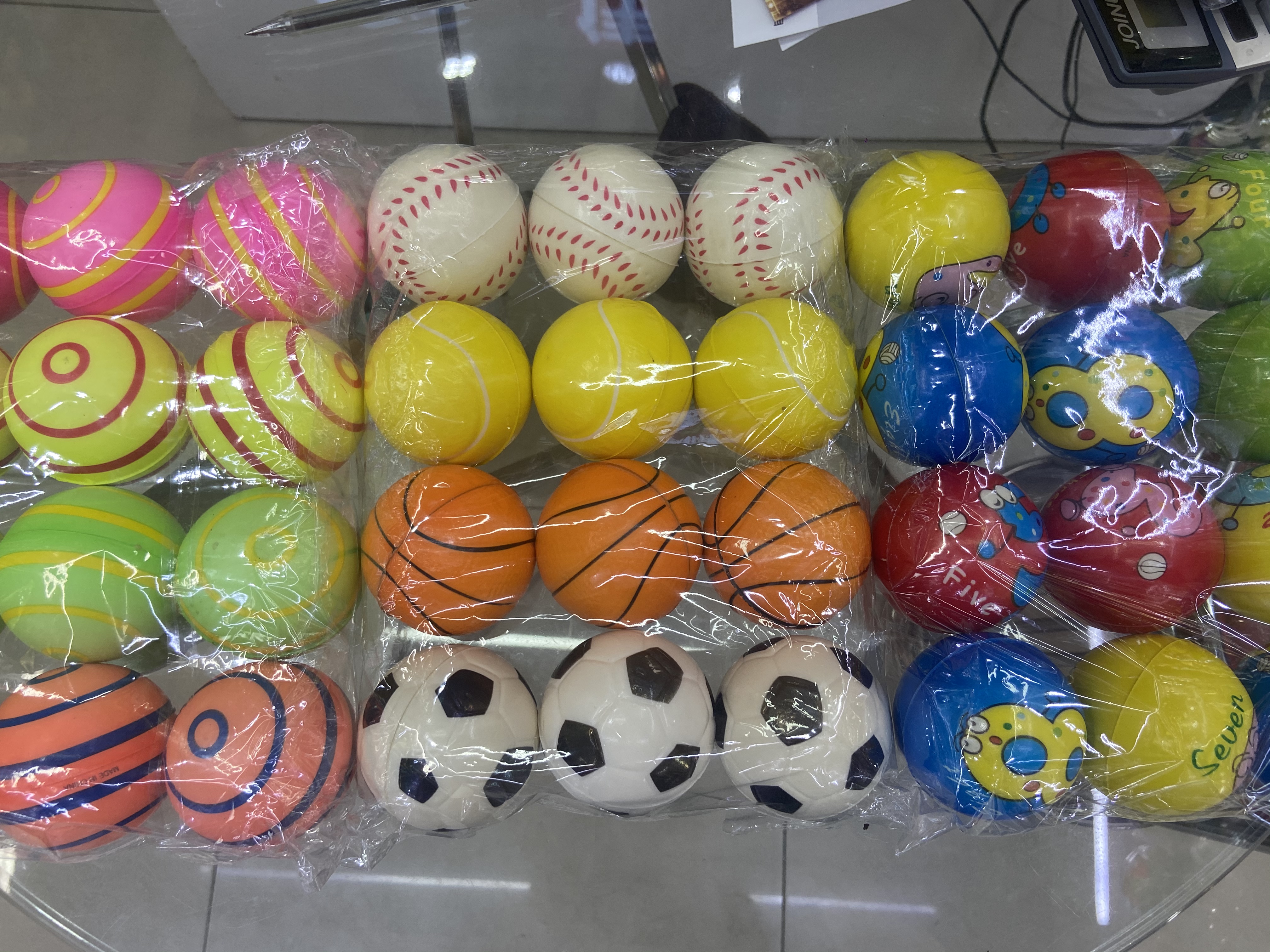 厂家直销6.3公分混乱组合87女孩男孩玩具海绵球发泡球儿童玩具.  12/opp…详情图2