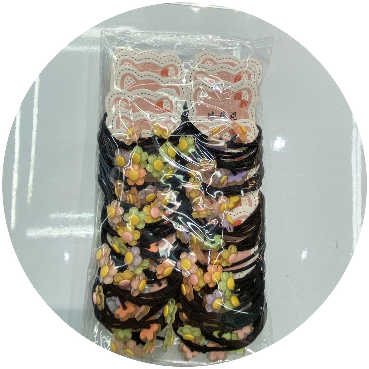 Children's Rubber Band Ins Korea Simple Cute Day Hair Band Girl Cartoon Fruit Hair Tie Cute Girl Hair Circle Simple Student Headwear Mi Ni A Jewelry 060