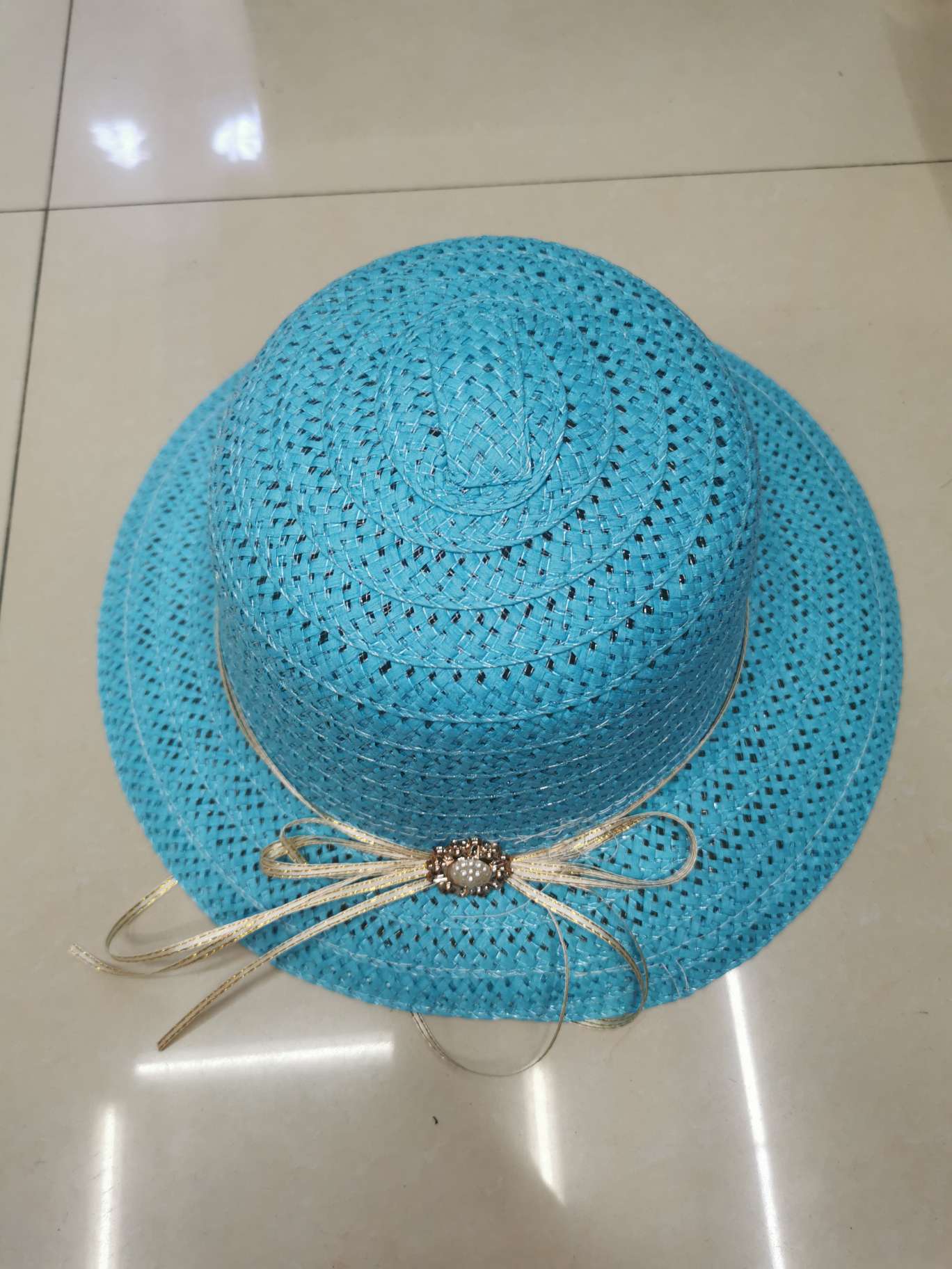 Straw Hat 2021 New Summer Straw Hat Sunshade Hat Female Foldable Sun Hat Female Wide Brimmed Hat details Picture