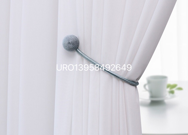 Estilo chino moderno clásico cortina con collar de primavera con hebilla magnética de primavera con hebilla de cortina atmosférica simple cinta de cortina de piedra preciosa cinta de cortina de taladrado detail image 11