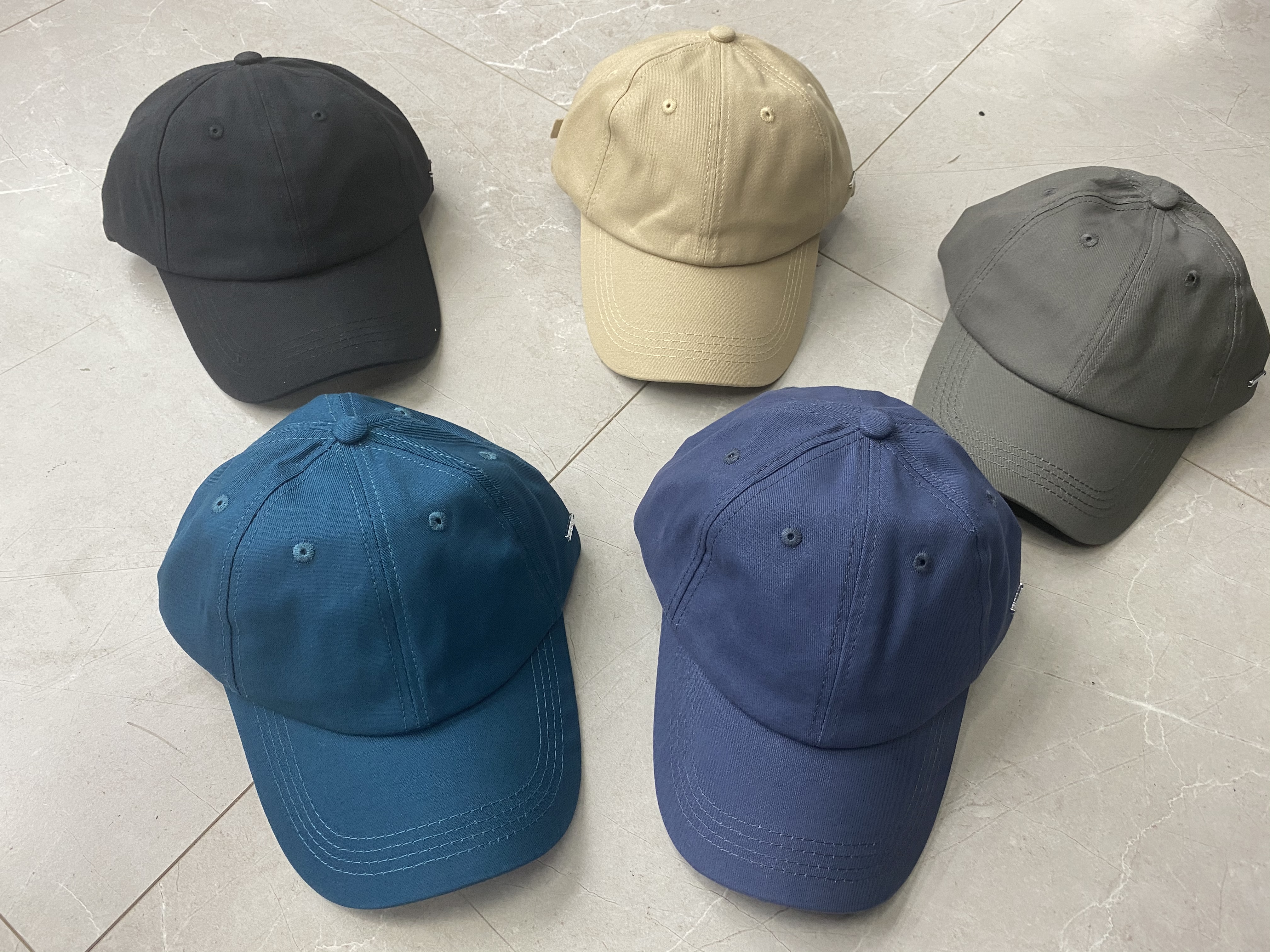 Casual all-cotton smooth board baseball cap details Picture