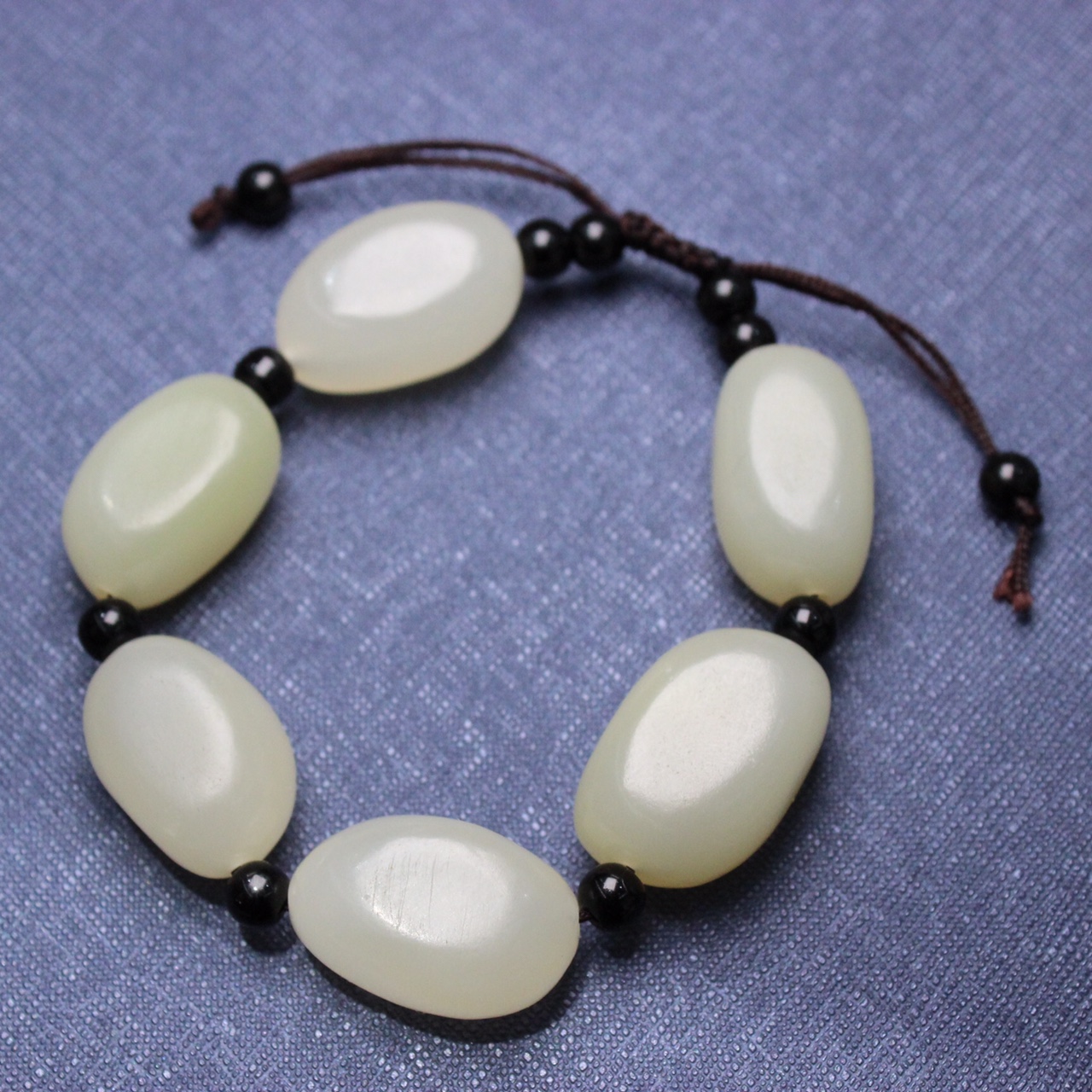 White jade bracelet for men