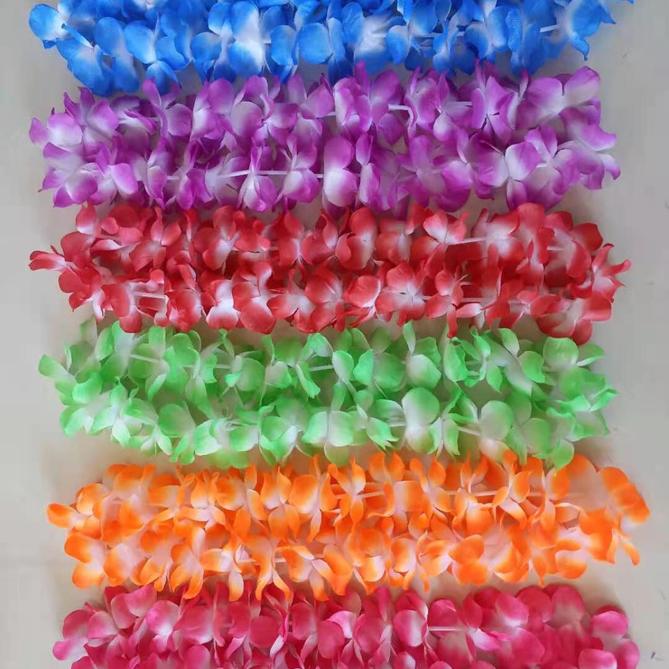 春雷单色花环可以混着