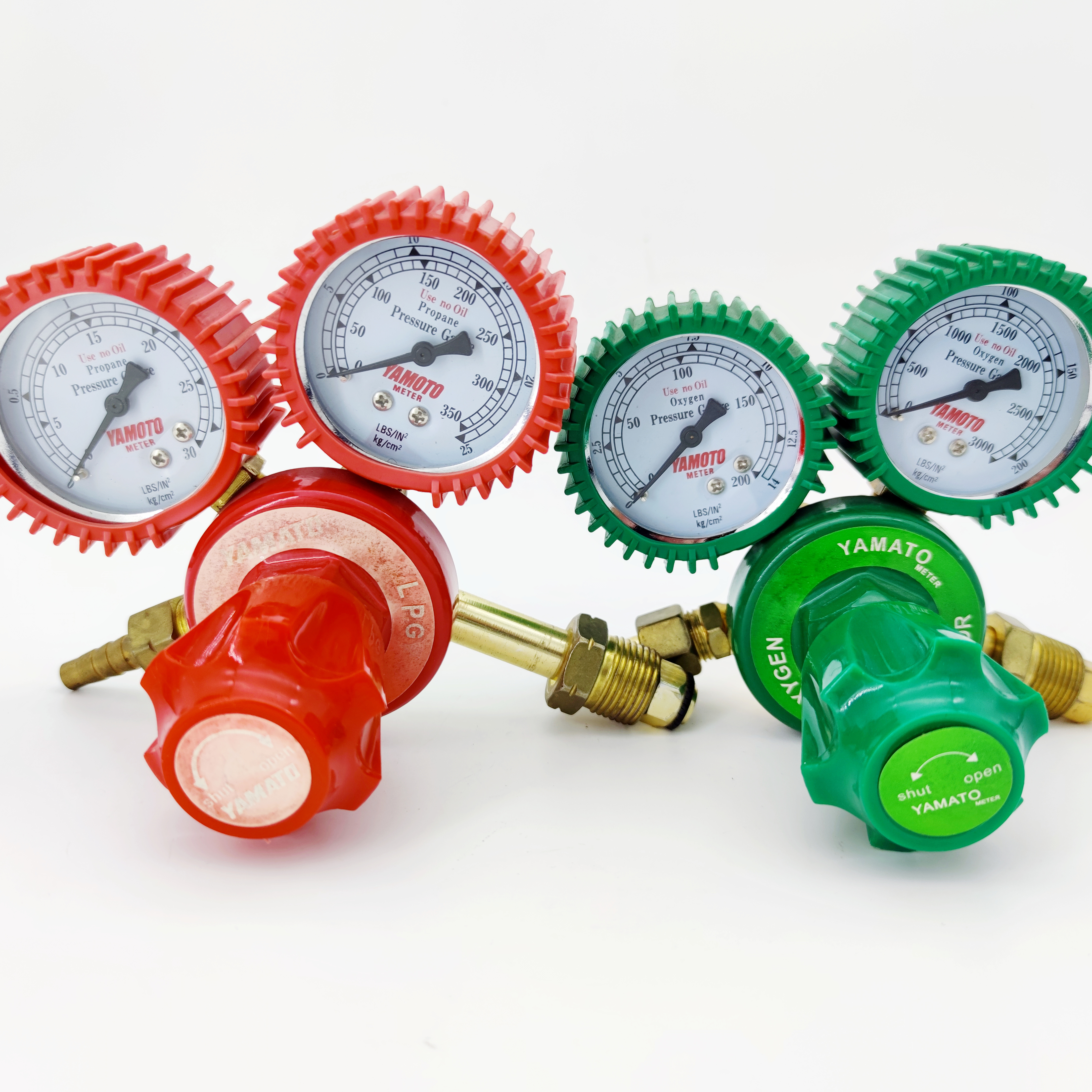 Oxygen meter, acetylene meter, propane meter (YAMOTO)
