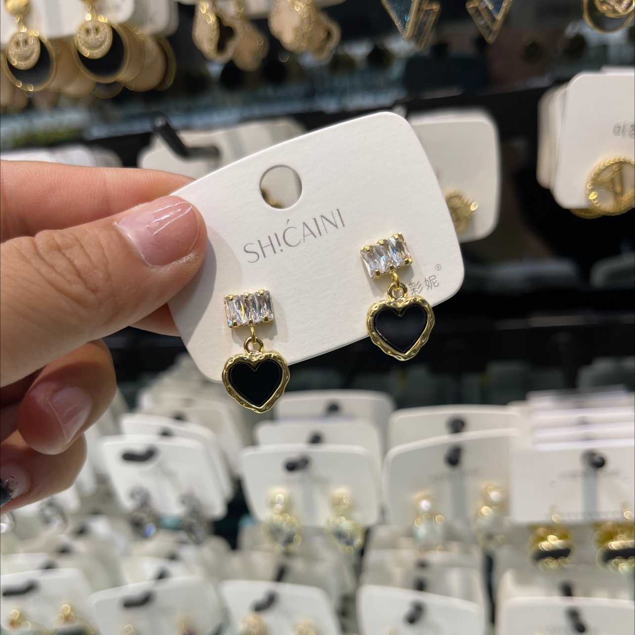小清新耳环银针