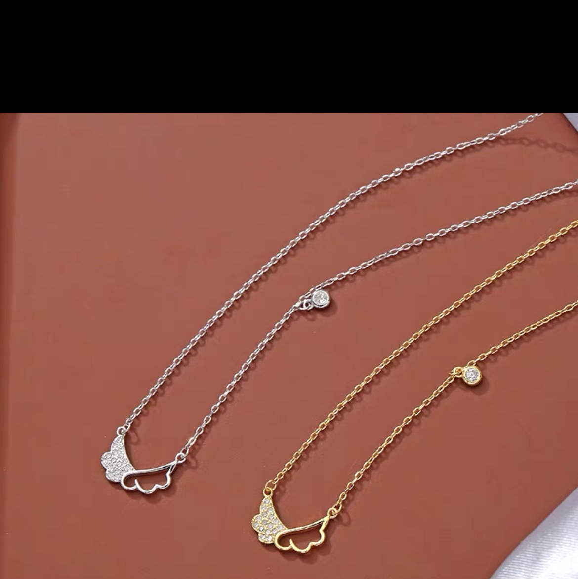 Angel Wings clavicle chain