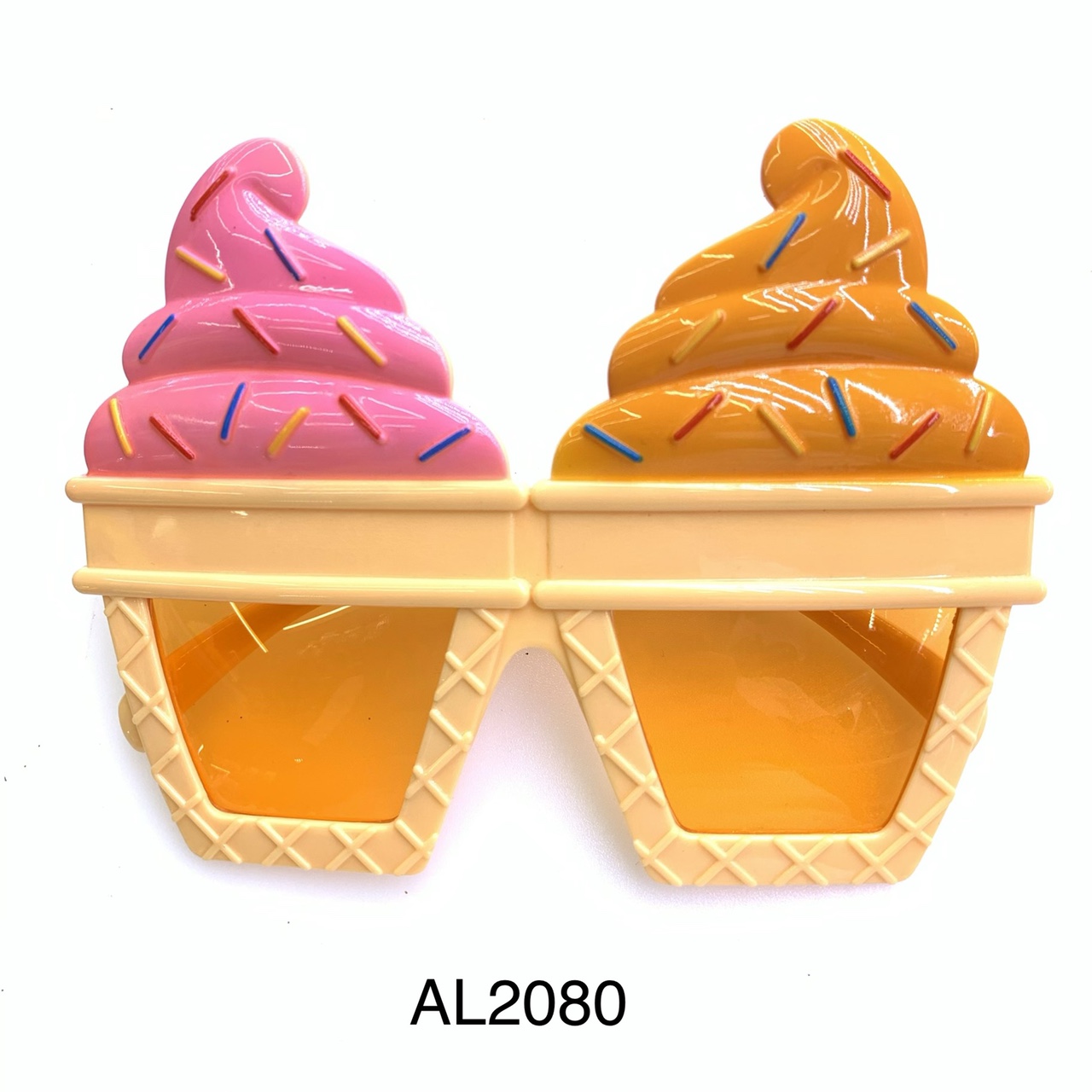 奶油冰淇淋甜筒造型舞会眼镜生日派对聚会搞怪party自拍道具眼镜