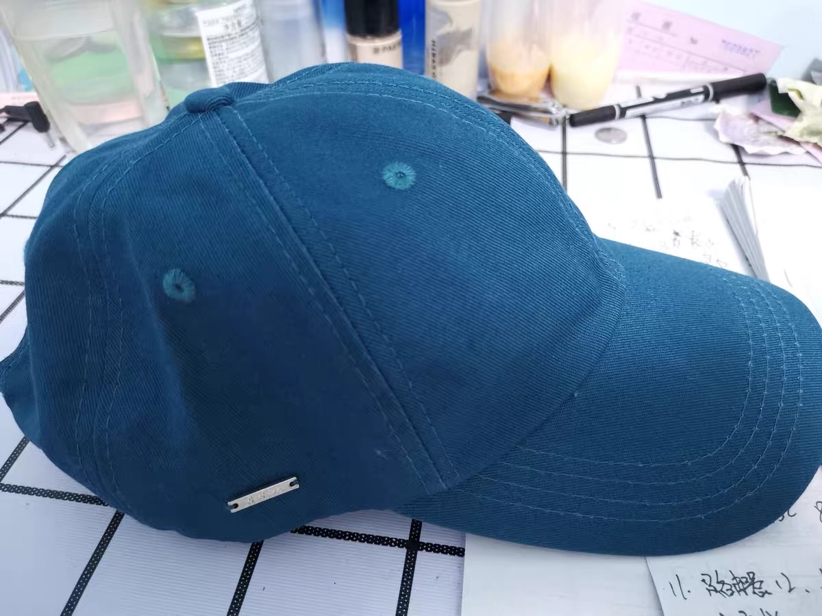 Casual all-cotton smooth board baseball cap detail image 17