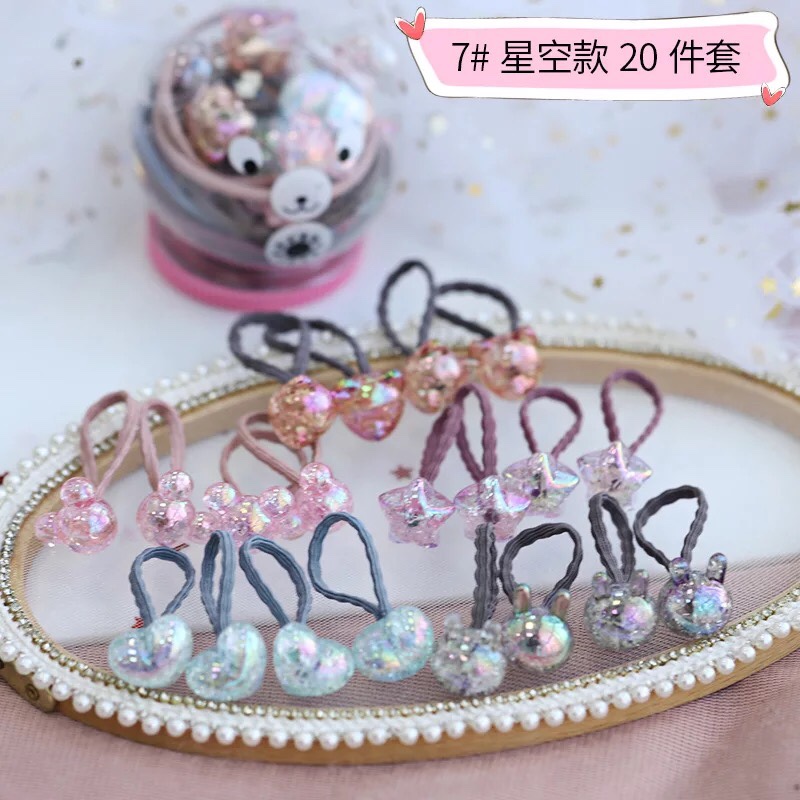 Starry sky style rubber band