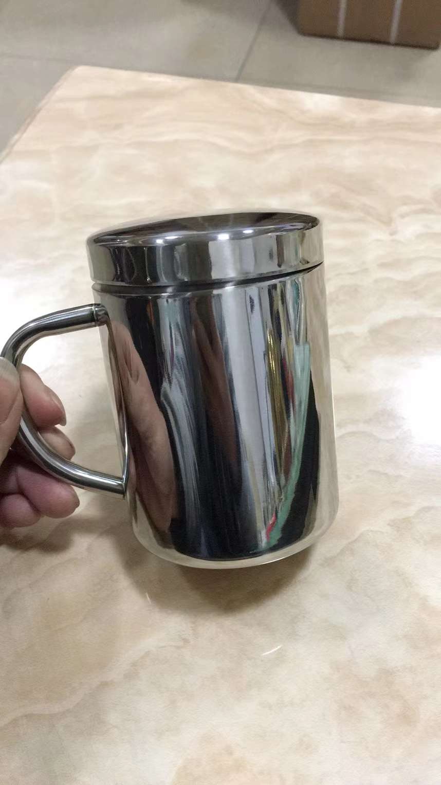 不锈钢双层口杯 不锈钢双层杯详情图7