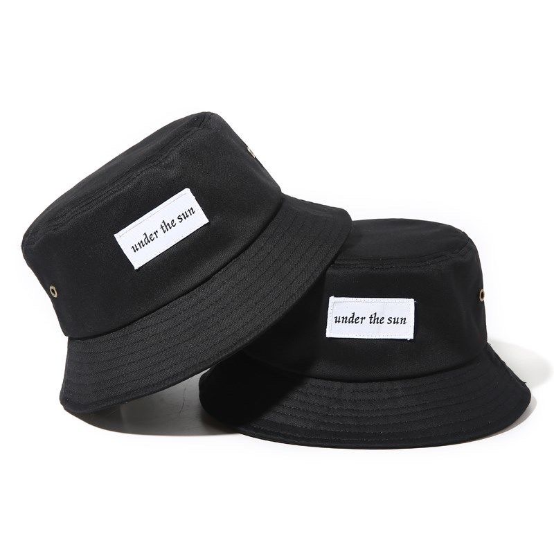 Japanese Version Foldable Embroidery Evening Chicken Fisherman Basin Hat Men And Women Korean Version Of The Tide Travel Sun Protection Warm Hat Specification drawing