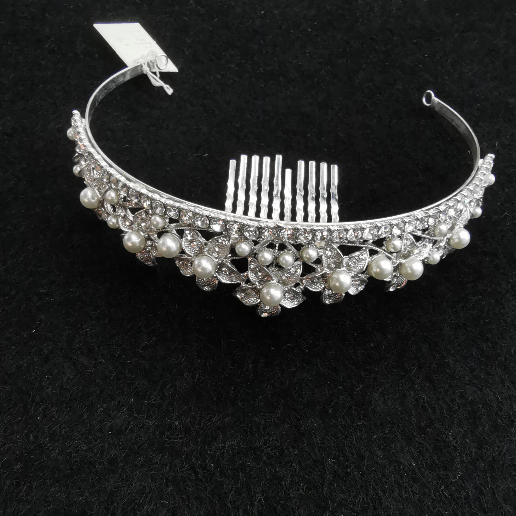Bridal Tiara Hair Tiara Hair accessories and makeup Elegant Tiara performance wedding accessories