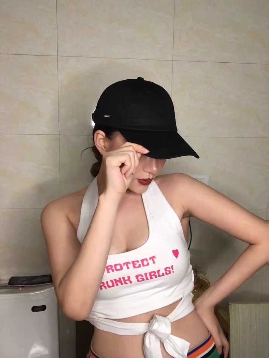 Casual all-cotton smooth board baseball cap detail image 15