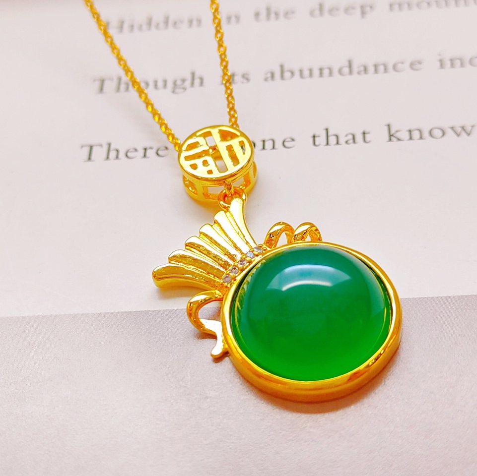 Money bag chalcedony pendant, good luck, welcome new and old customers to buy