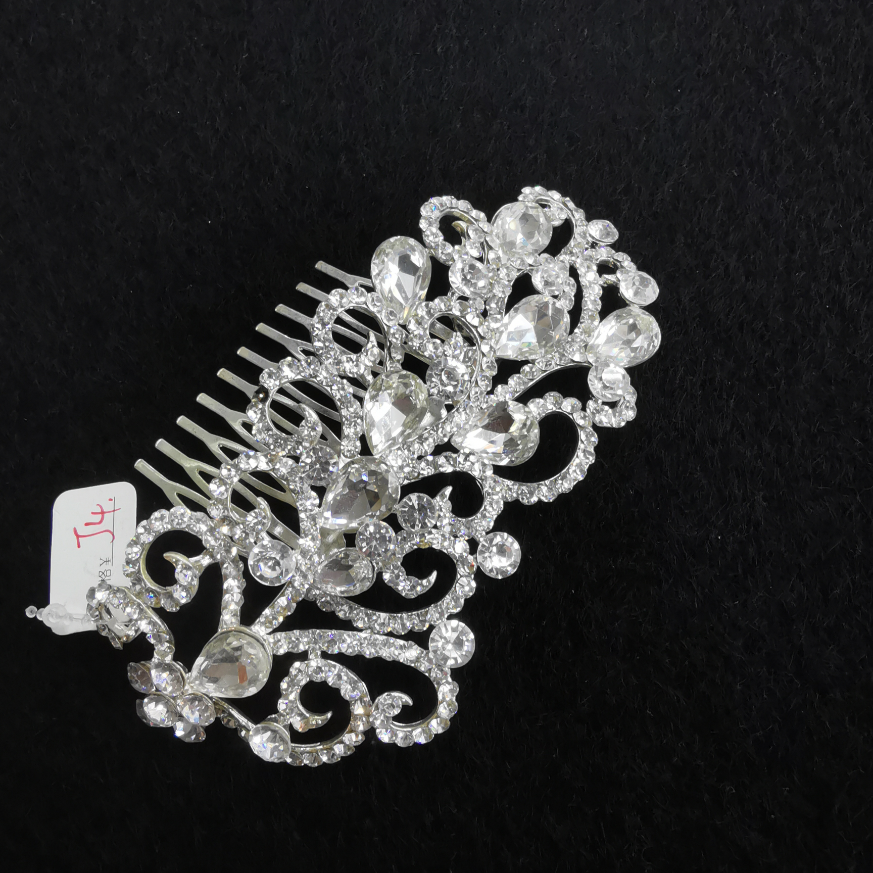 Korean bow hair comb accessories popular women's four teeth hair comb hair accessories
