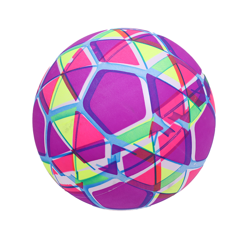 22 cm全印莹光球迷彩球排球足球