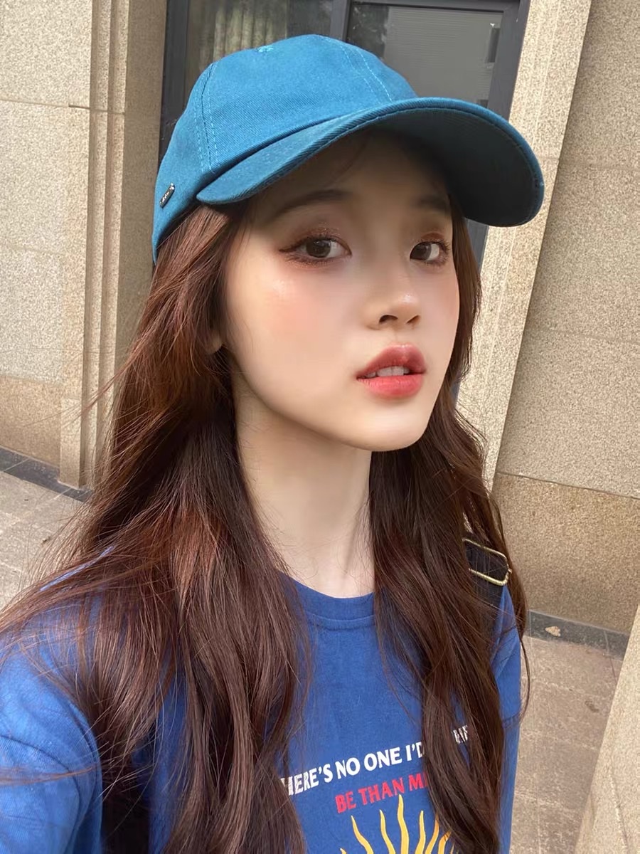 Casual all-cotton smooth board baseball cap detail image 10