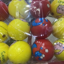 厂家直销6.3公分混乱组合87女孩男孩玩具海绵球发泡球儿童玩具.  12/opp…