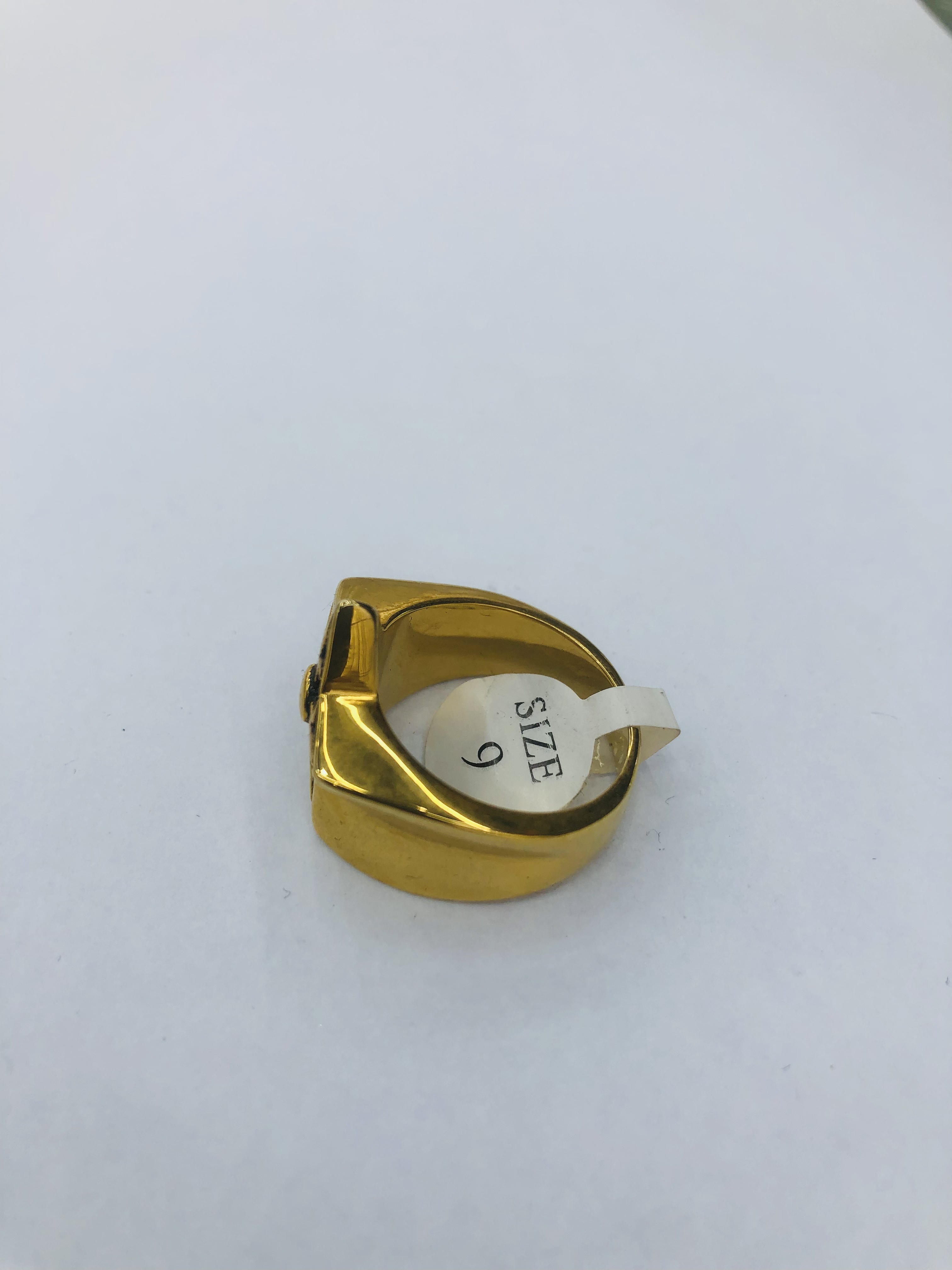 European and American trend exaggerated stainless steel men's ring 22 details Picture