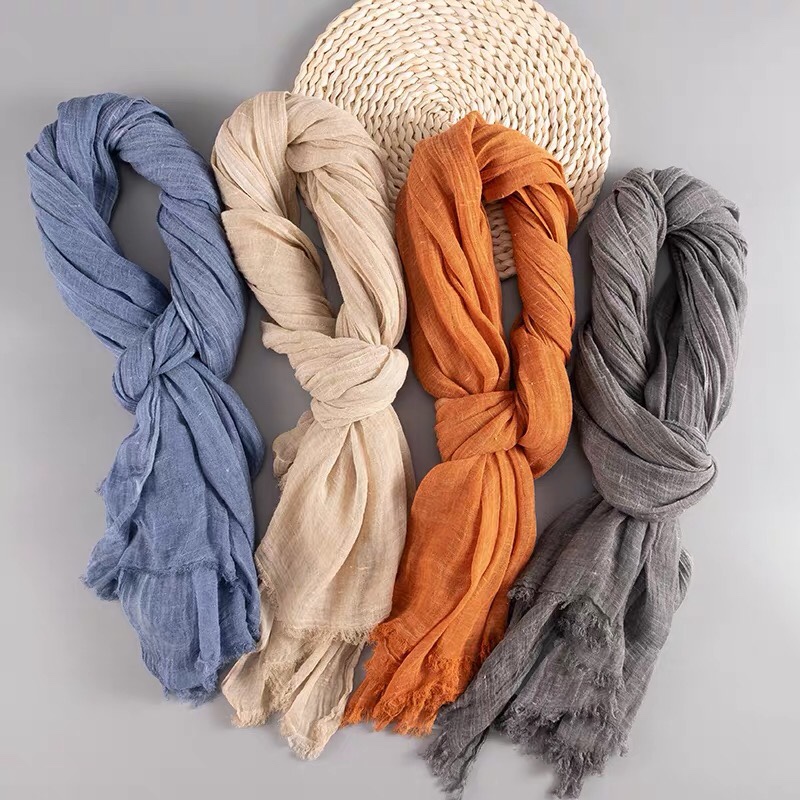 Mujer chal otoño invierno medio largo burst bufanda