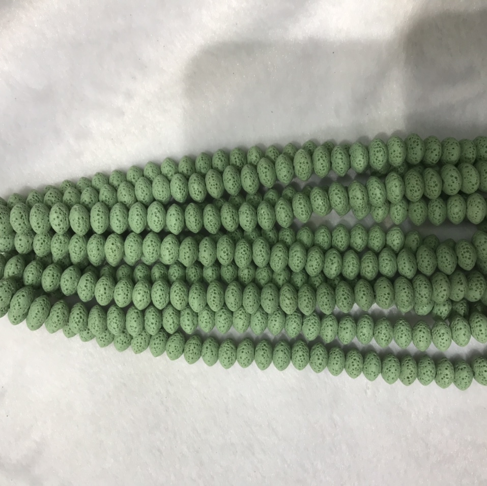 火山岩10mm车轮浅绿