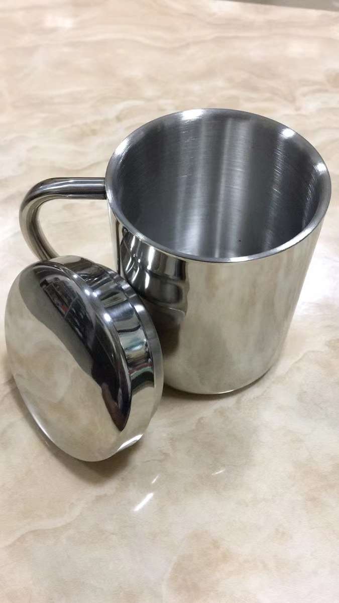不锈钢双层口杯 不锈钢双层杯详情图5