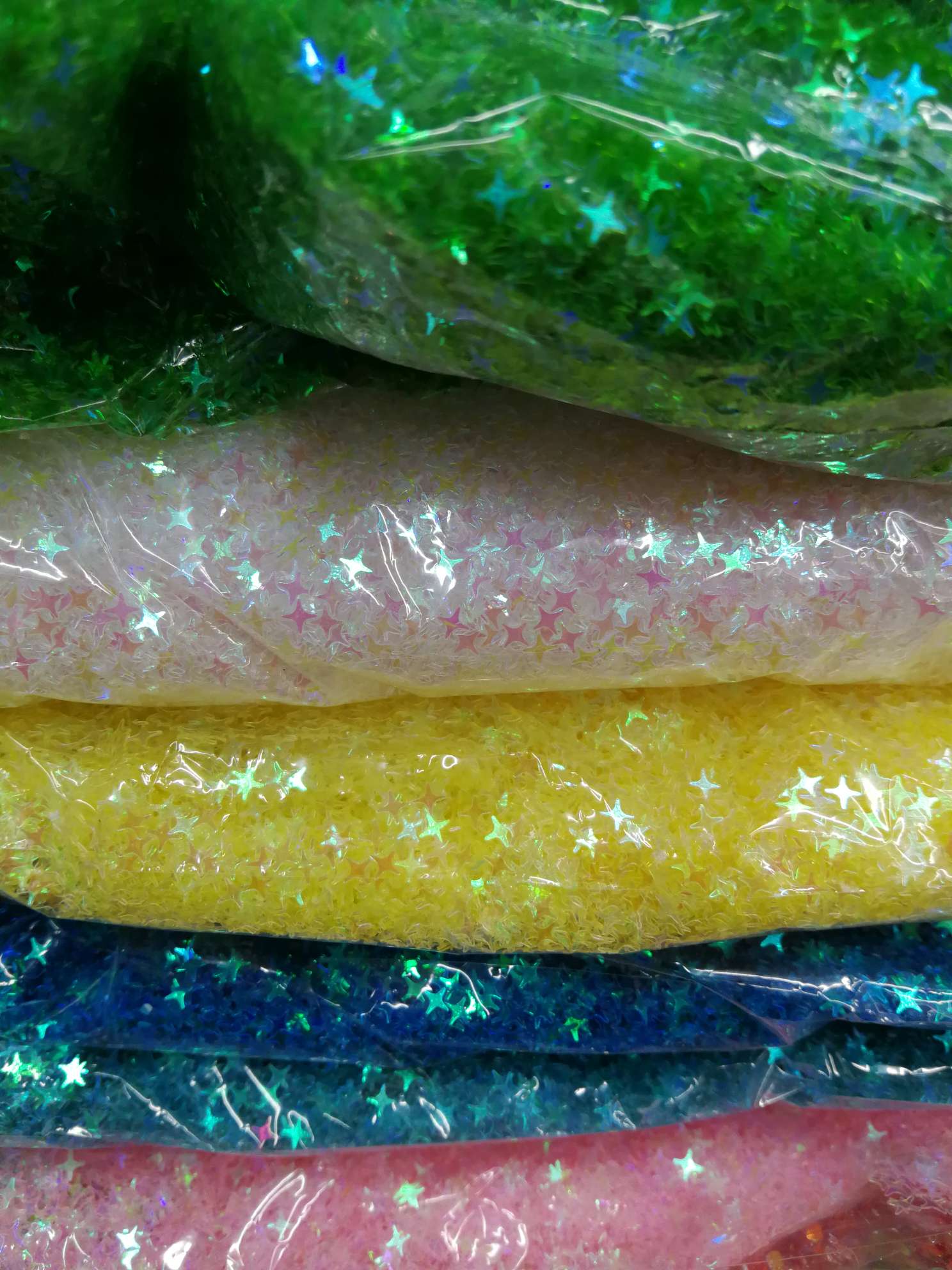 Four-pointed star, high-temperature eco-friendly sequins, can be sewn by hand, Jincan decoration with 105 details Picture